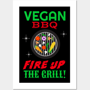 Vegan BBQ Time! Posters and Art